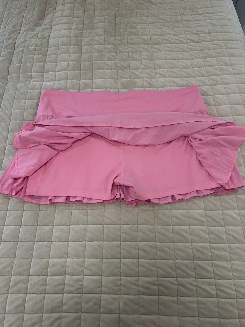 all in motion Pink Pleated Skater Mini Skirt - Picture 3 of 5